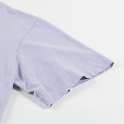 Girls Lavand Peach Cotton T-shirt