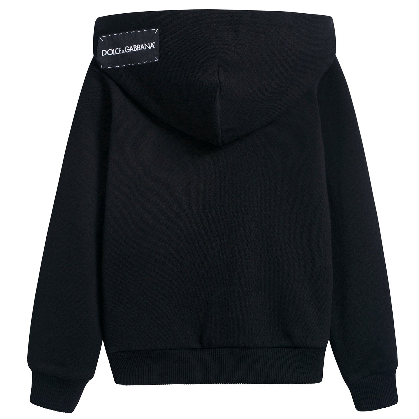 Girls & Boys Black "LOVE" Cotton Coat