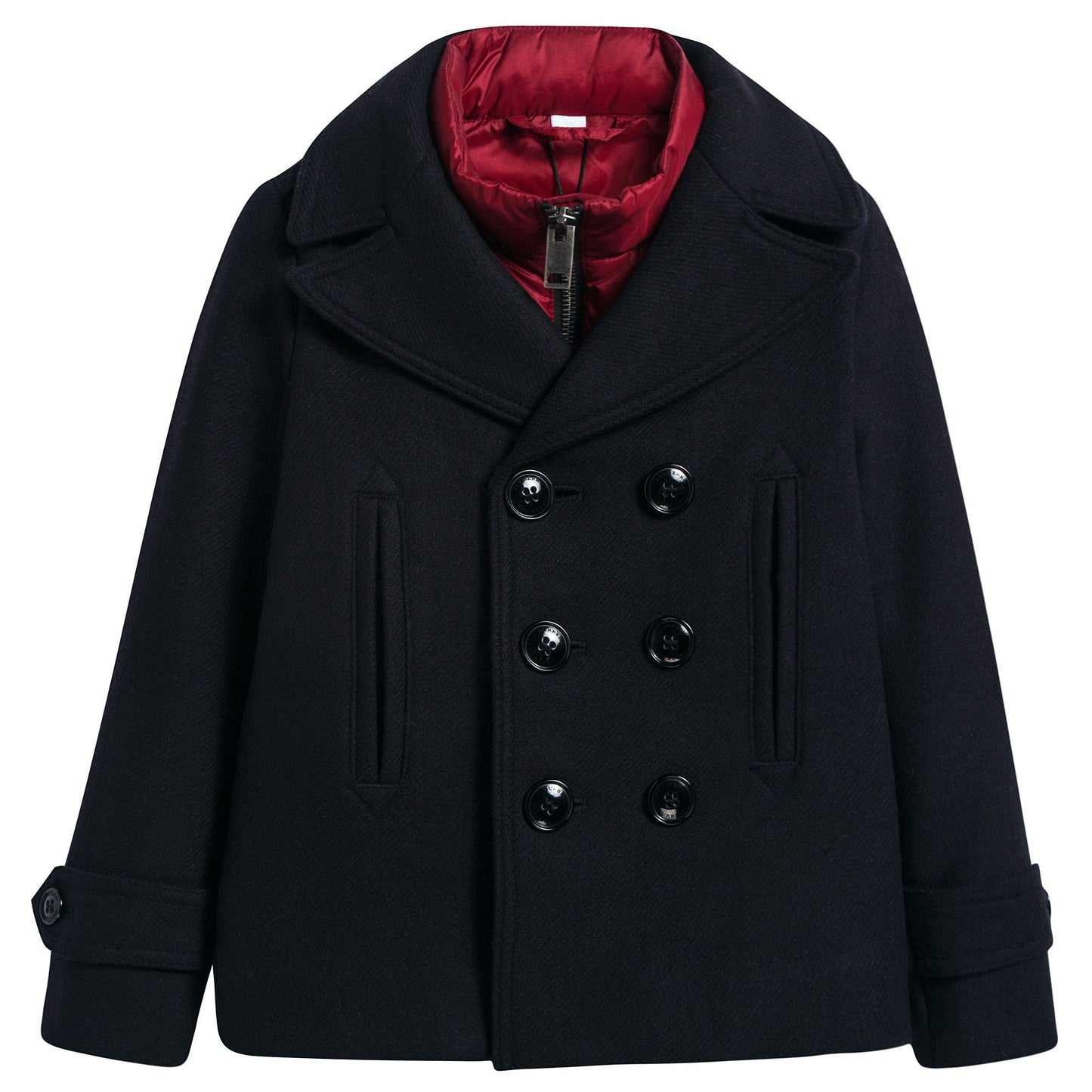 Girls Navy Blue Coat