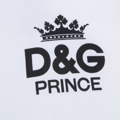 Girls   White   "DG"    Cotton    Coat