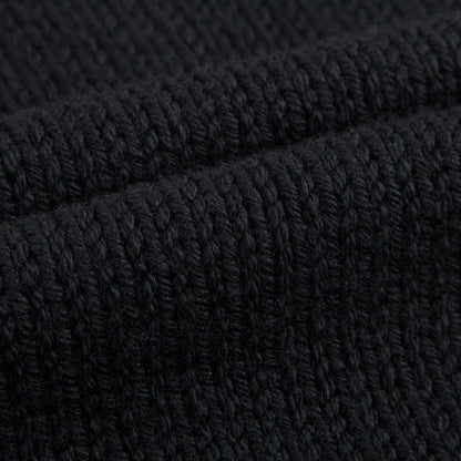 Girls Black Flowers Sweater