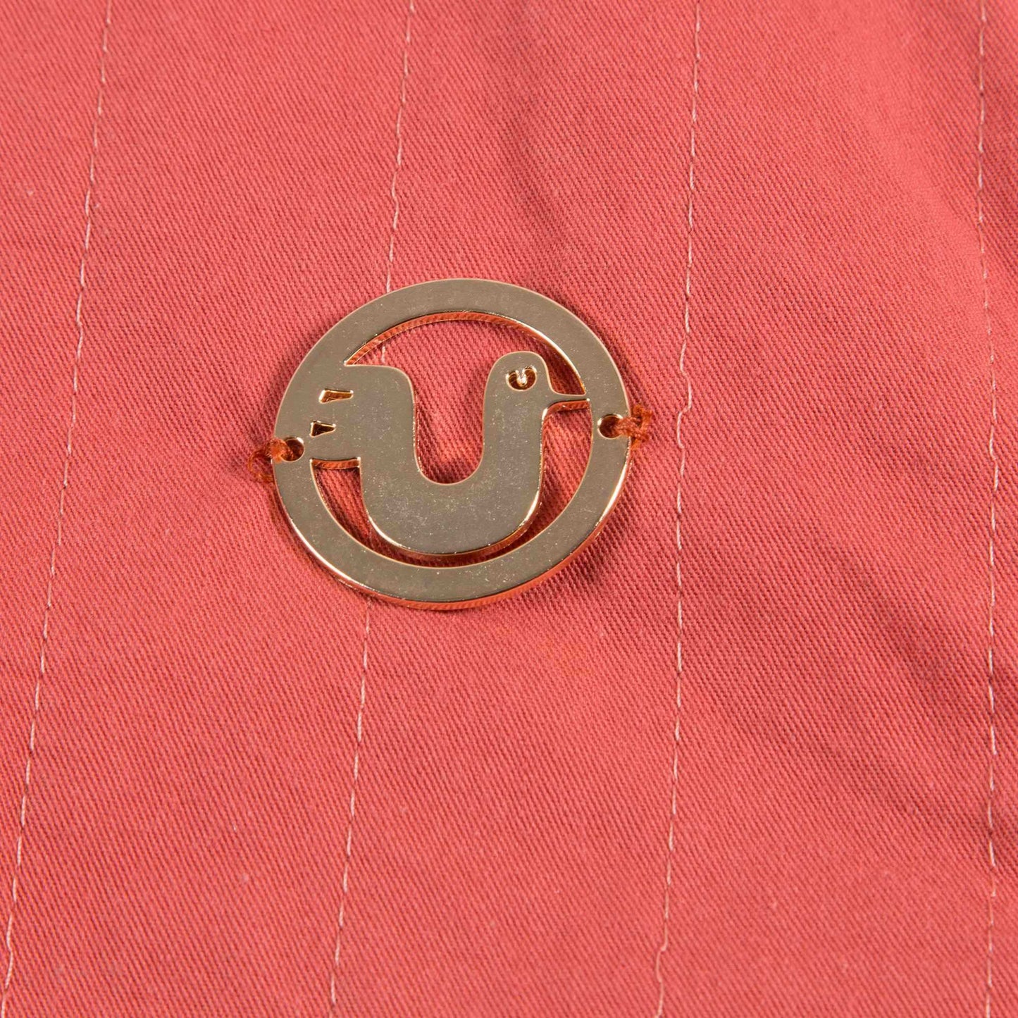 Girls  Red   Shells   Cotton    Jacket