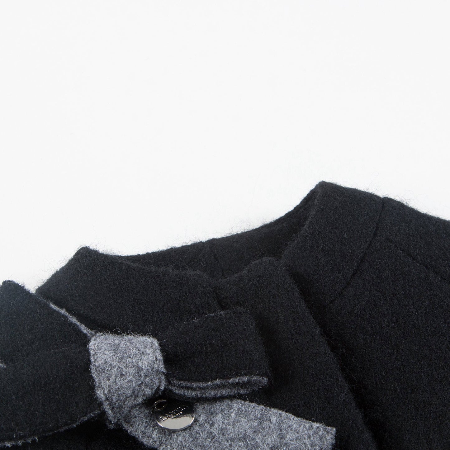 Girls Blue  Grigio  Wool  Cape