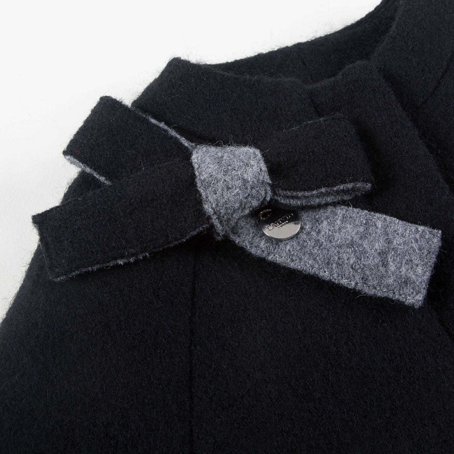Girls Blue  Grigio  Wool  Cape