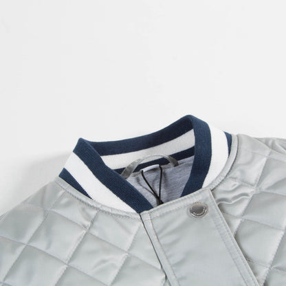 Girls Silver Polyamide Outerwear