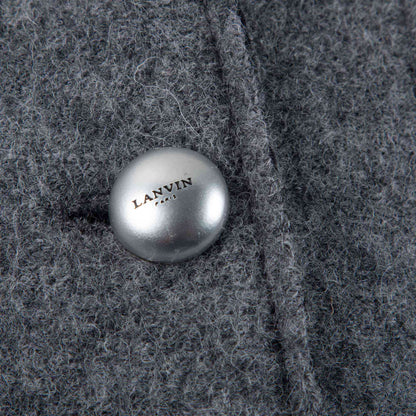 Girls Grigio & Rosa Wool  Coat