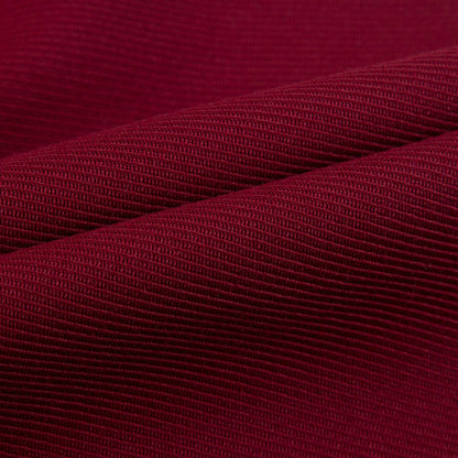 Girls Dark Red Tiered Wool Dress