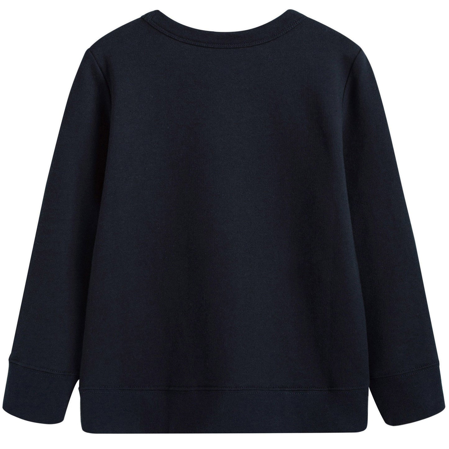 Boys & Girls Navy Blue Cotton Tiger Head Trims Sweashirt