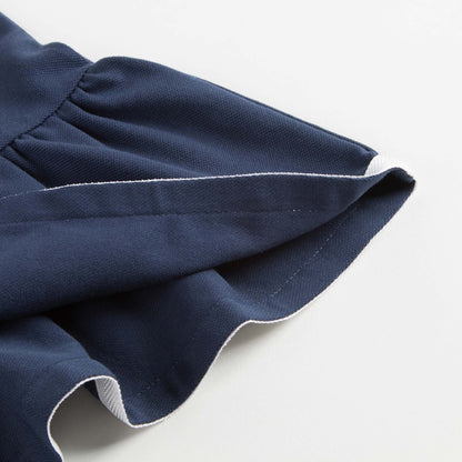 Baby Girls Blue Polo Dress