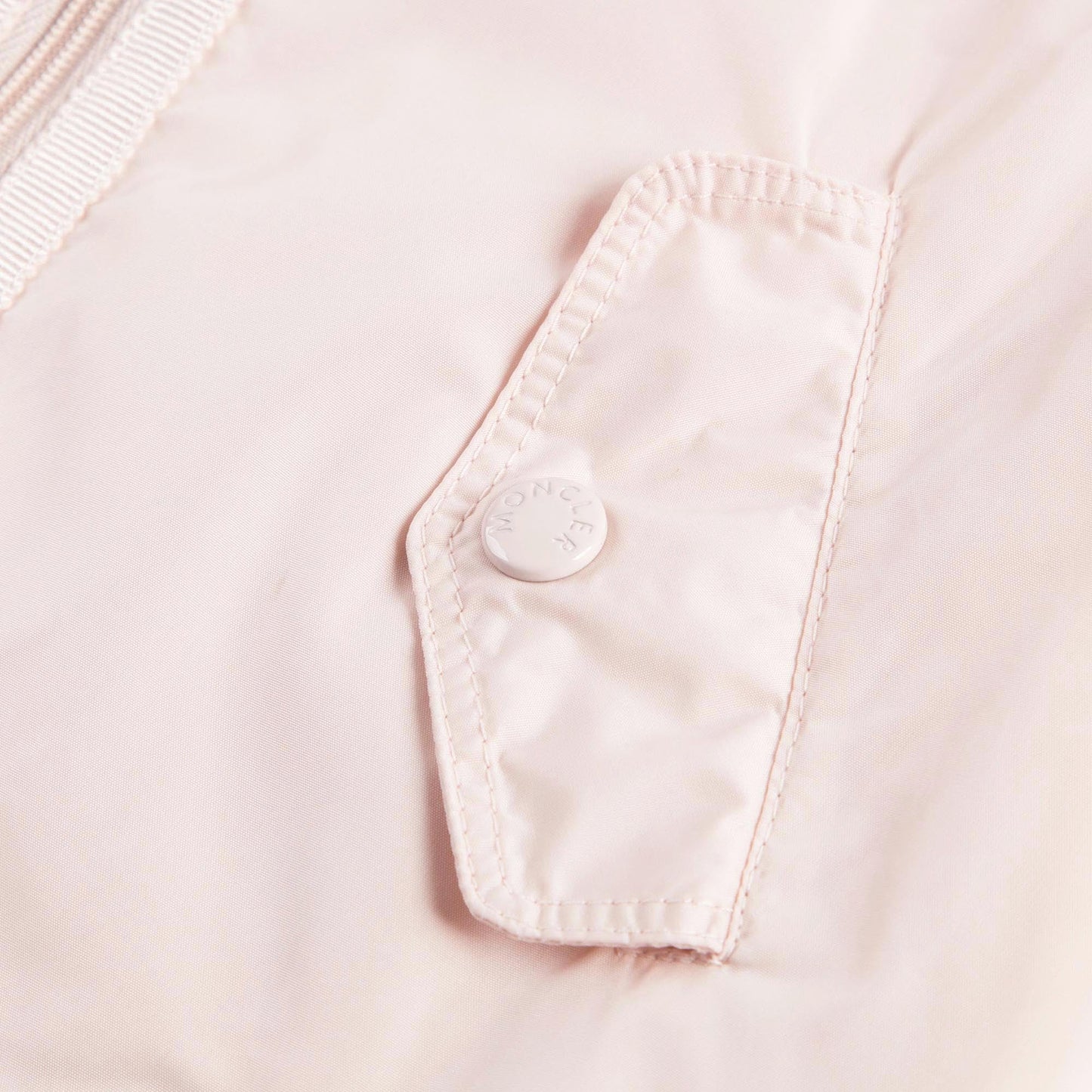 Baby Girls Light Pink Windbreaker Jacket With Lace