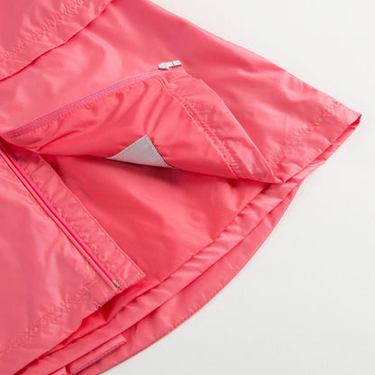 Baby Girls Pink Windbreaker Jacket With Lace