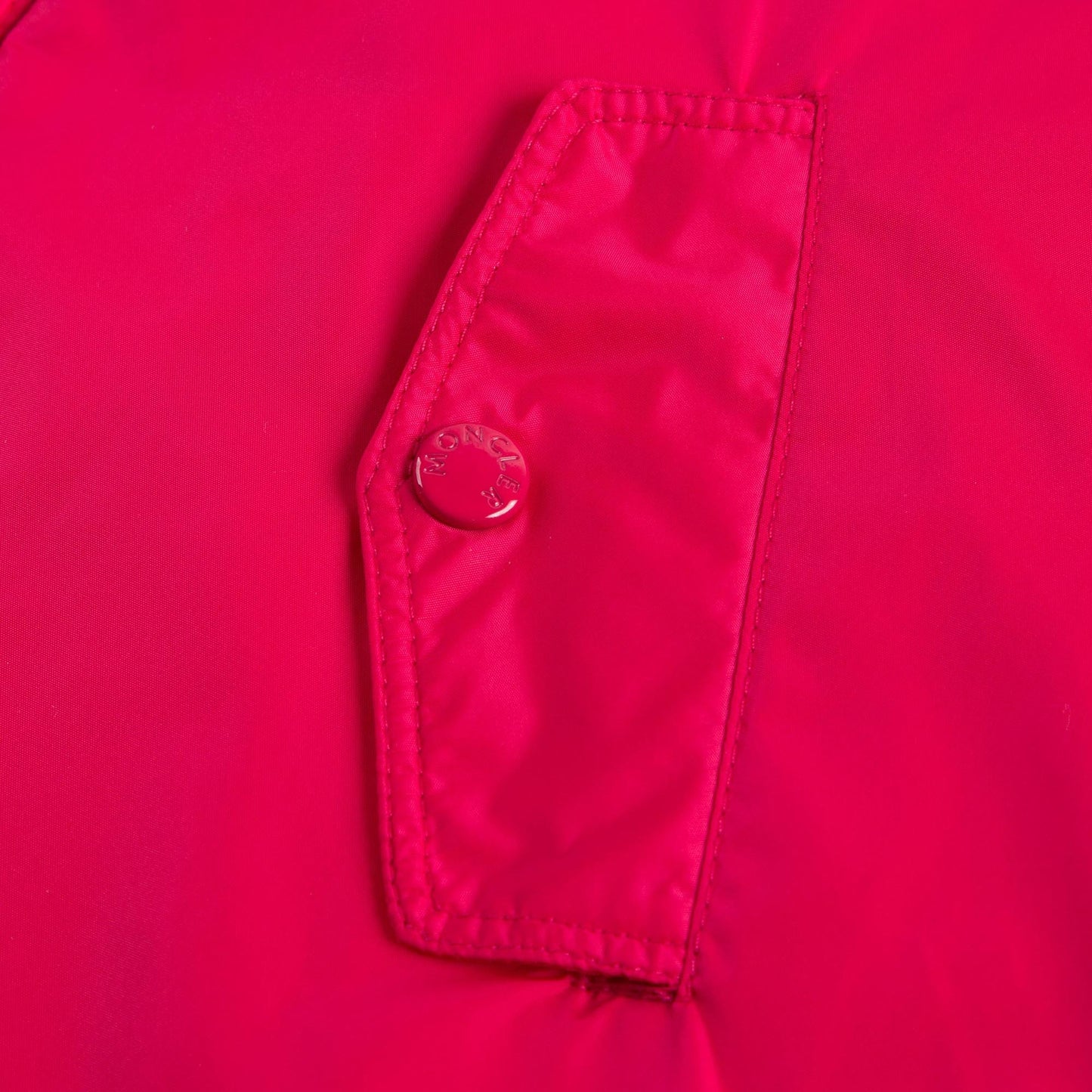 Baby Girls Dark Pink Windbreaker Jacket