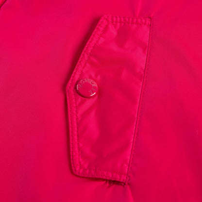 Baby Girls Dark Pink Windbreaker Jacket