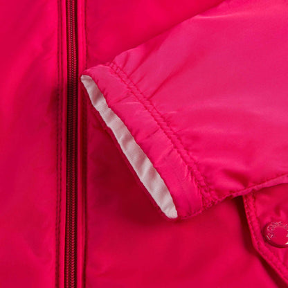 Baby Girls Dark Pink Windbreaker Jacket