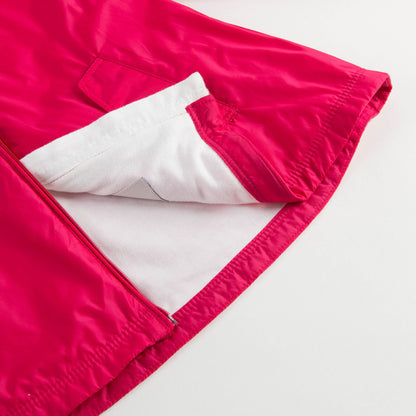Baby Girls Dark Pink Windbreaker Jacket