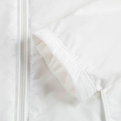 Baby Girls White Windbreaker Jacket