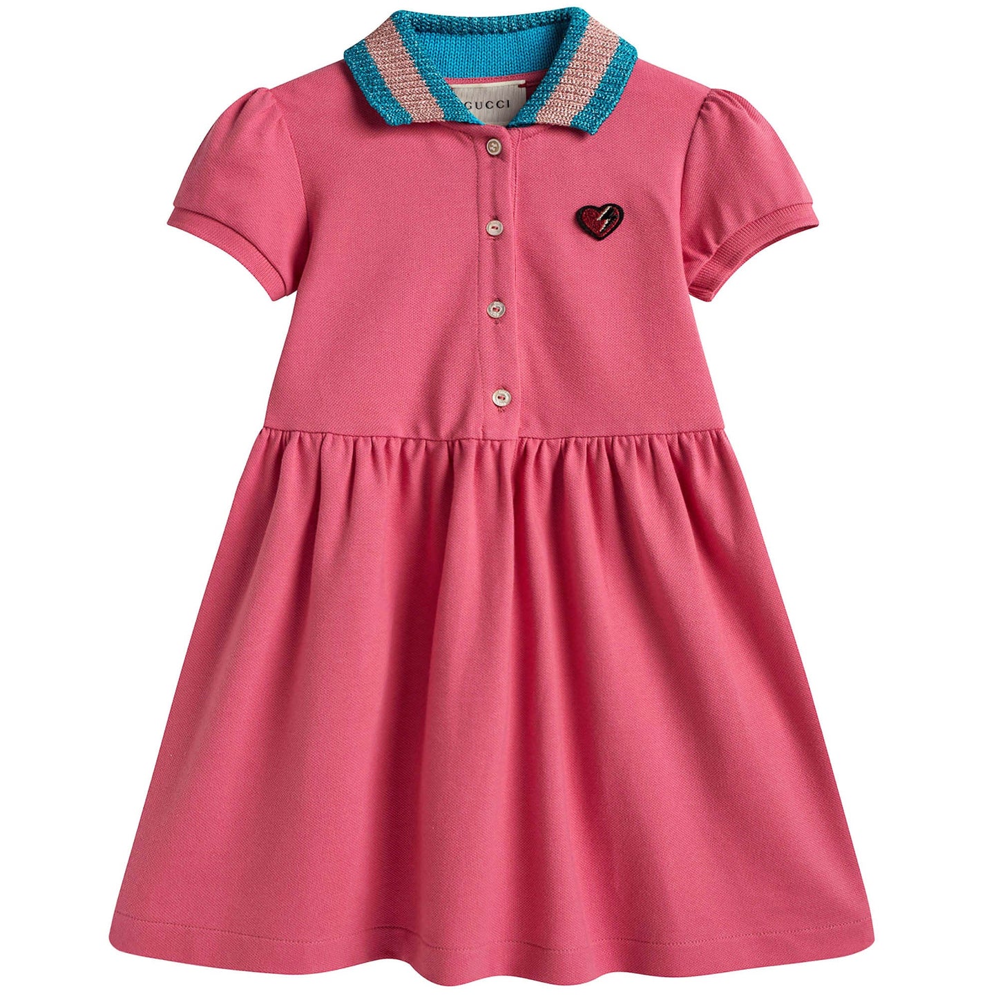 Baby Girls Pink Peter Pan Collar Dress