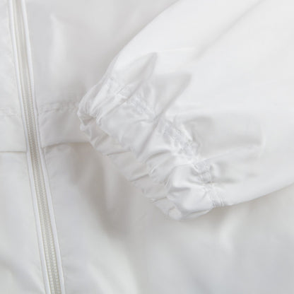 Baby Girls White Windbreaker Jacket