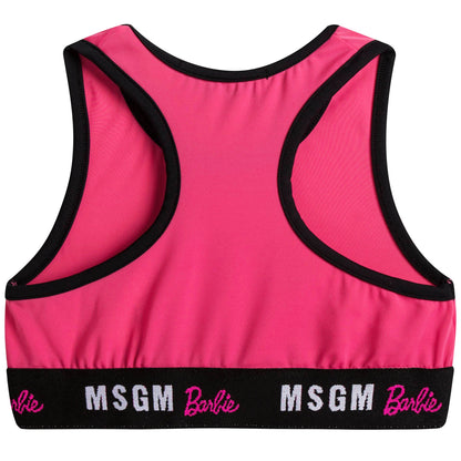 Girls Pink Tracksuit Vest