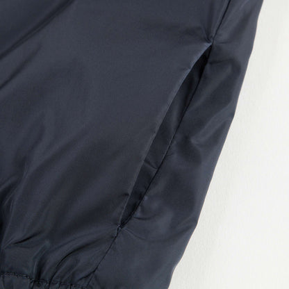 Girls Dark Blue Windbreaker Jacket With Flounces