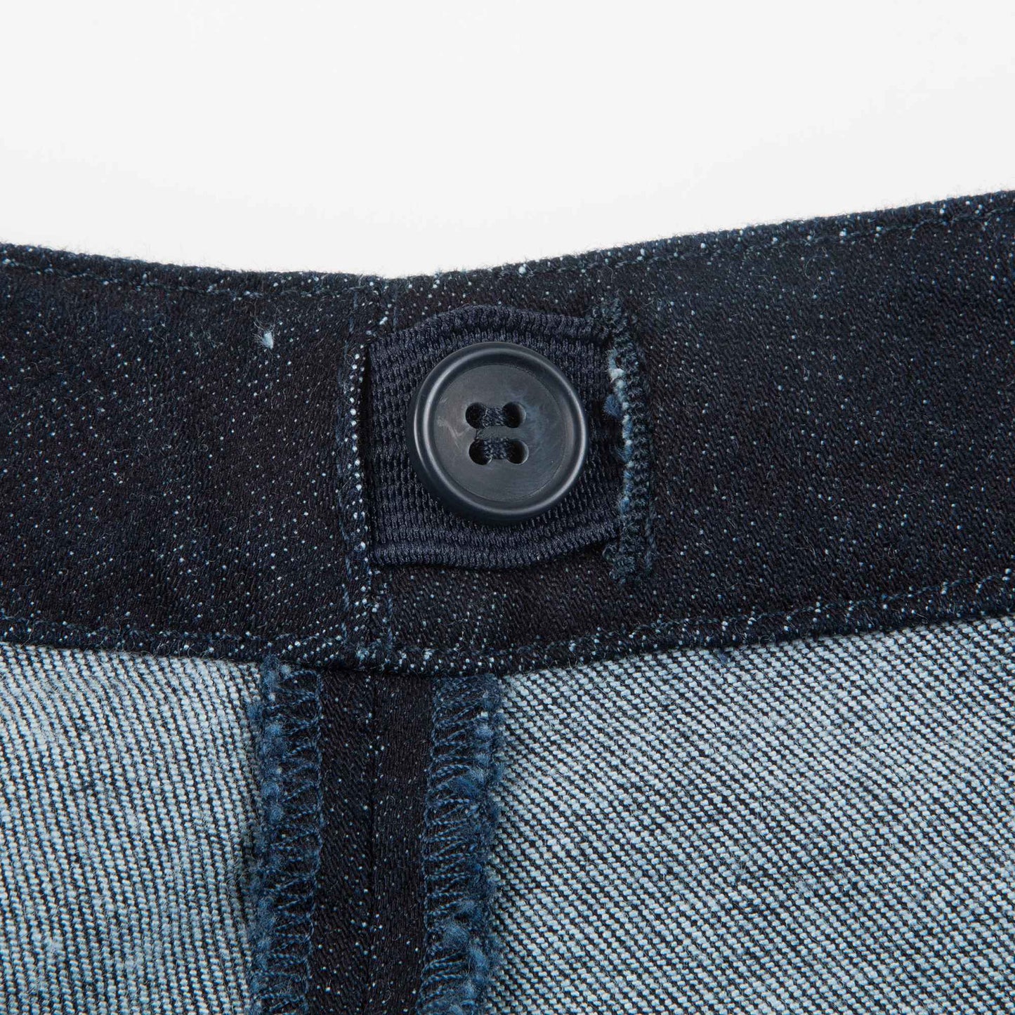 女童蓝色棉刺绣短裙