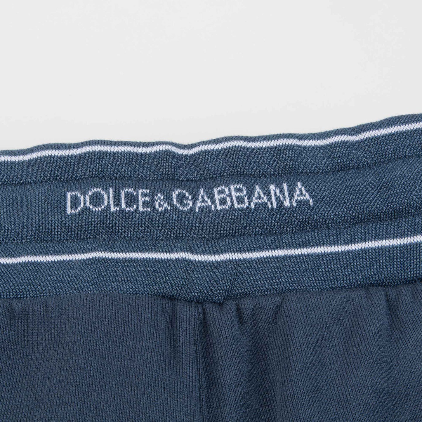 Boys Blue Logo Cotton Shorts