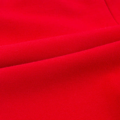 Baby Girls Red Logo Cotton Leggings