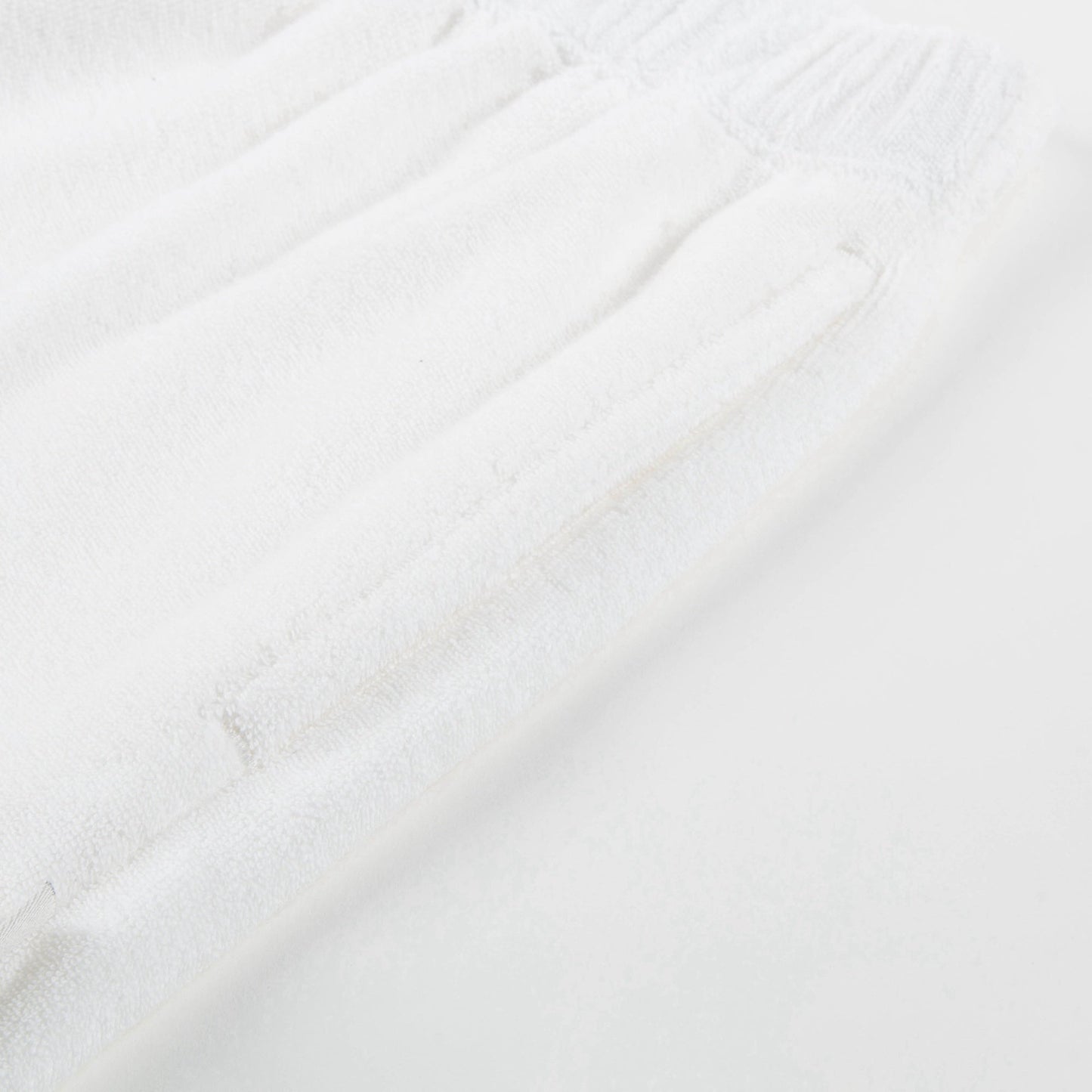 Girls & Boys White Pima Cotton Shorts