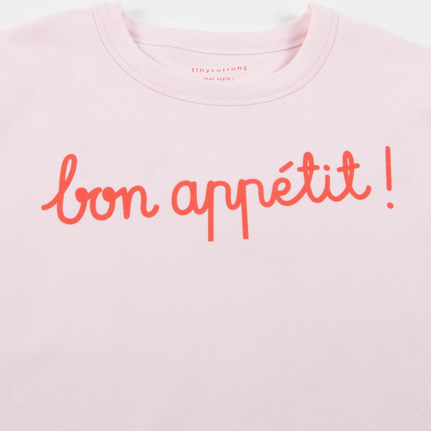 Girls Light Pink Pima Cotton Sweatshirt