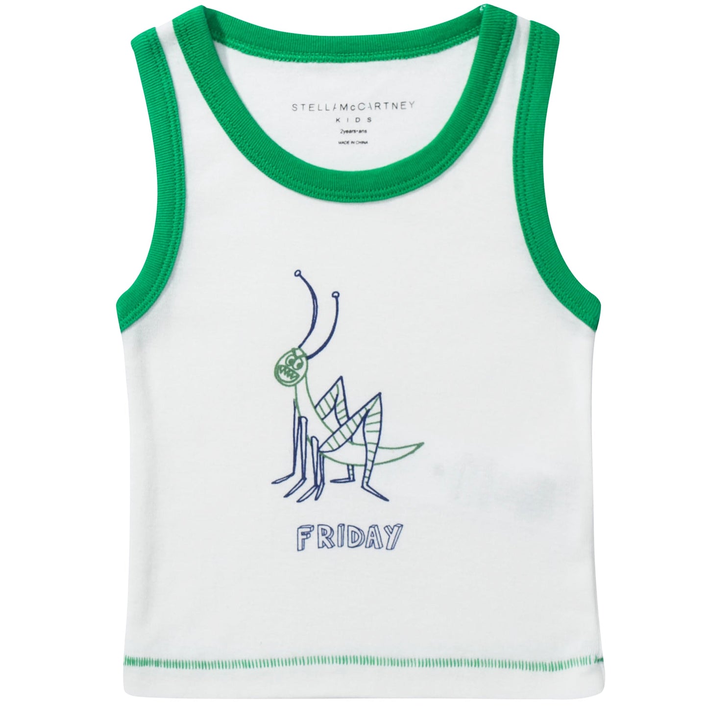 Boys  White  Organic  Cotton Vests 7 Pack Gift Set