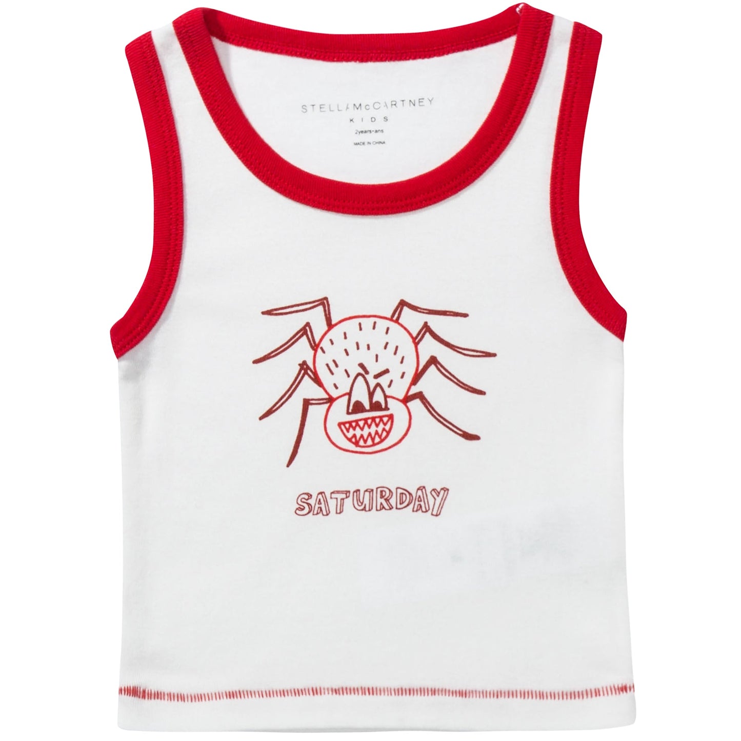 Boys  White  Organic  Cotton Vests 7 Pack Gift Set