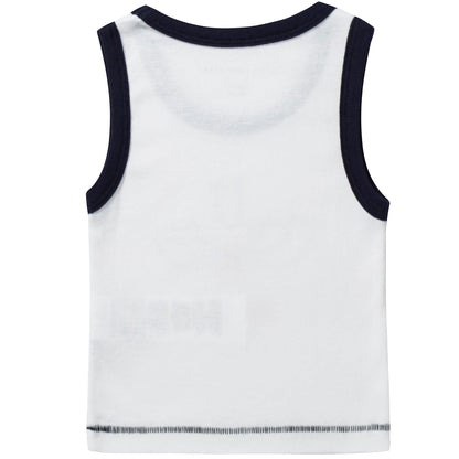 Boys  White  Organic  Cotton Vests 7 Pack Gift Set