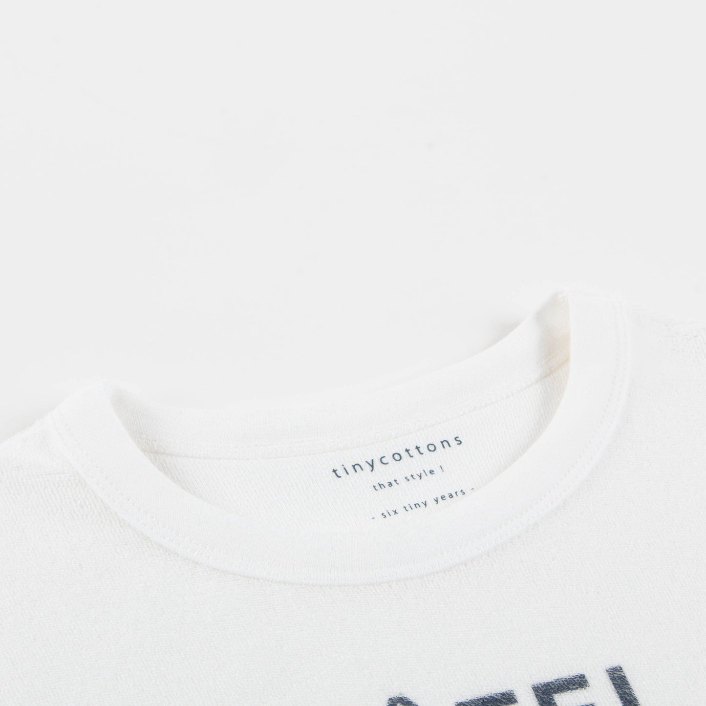 Girls White Pima Cotton Sweatshirt