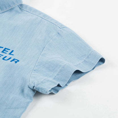 Girls Denim Cotton T-shirt