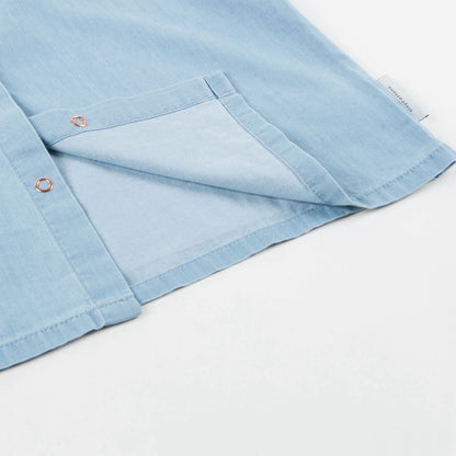 Girls Denim Cotton T-shirt