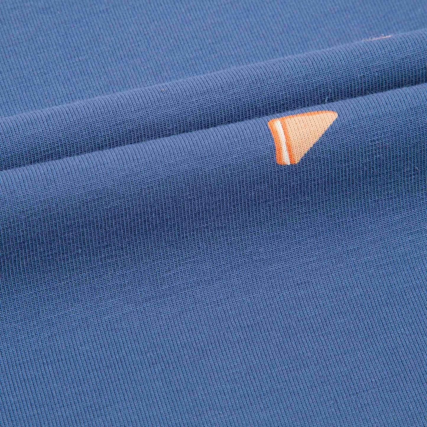 Girls Light Navy Pima Cotton Dress