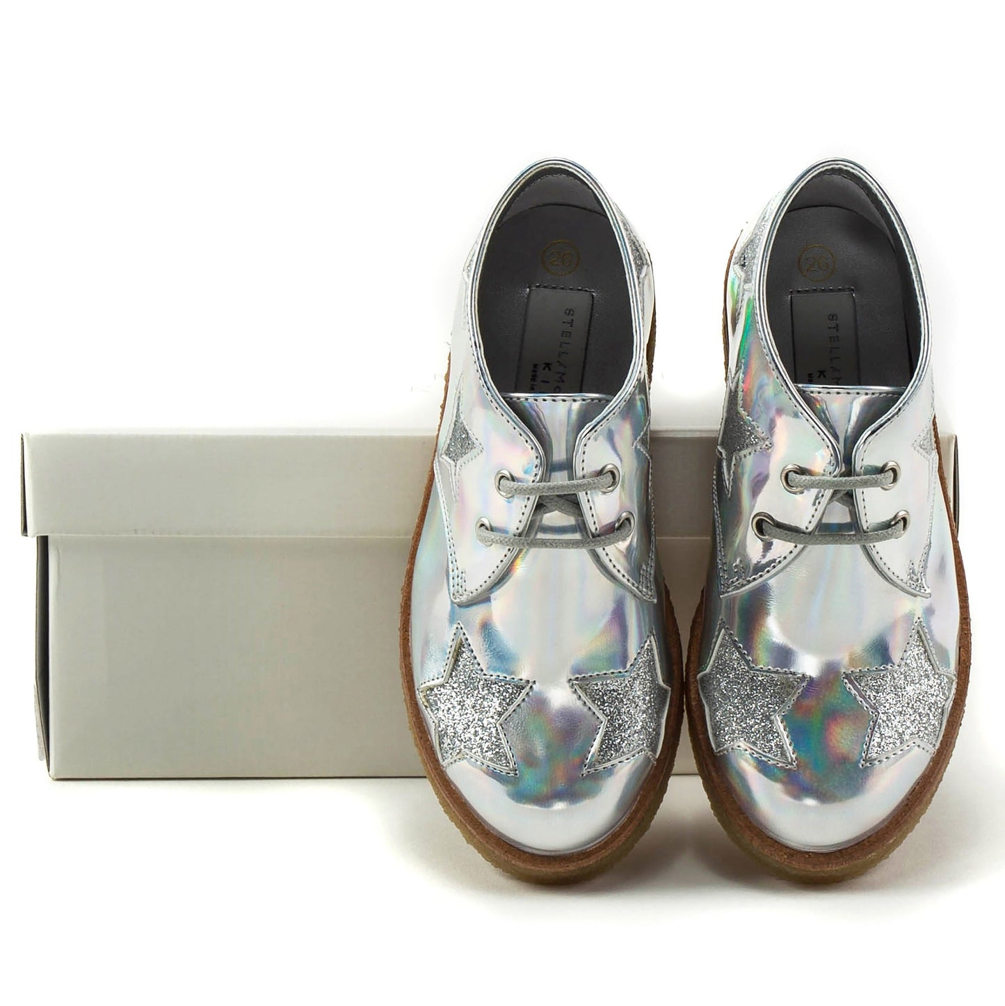 Girls Silver Stars  Shoes