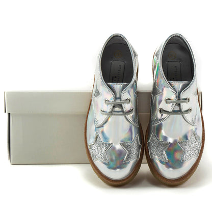 Girls Silver Stars  Shoes