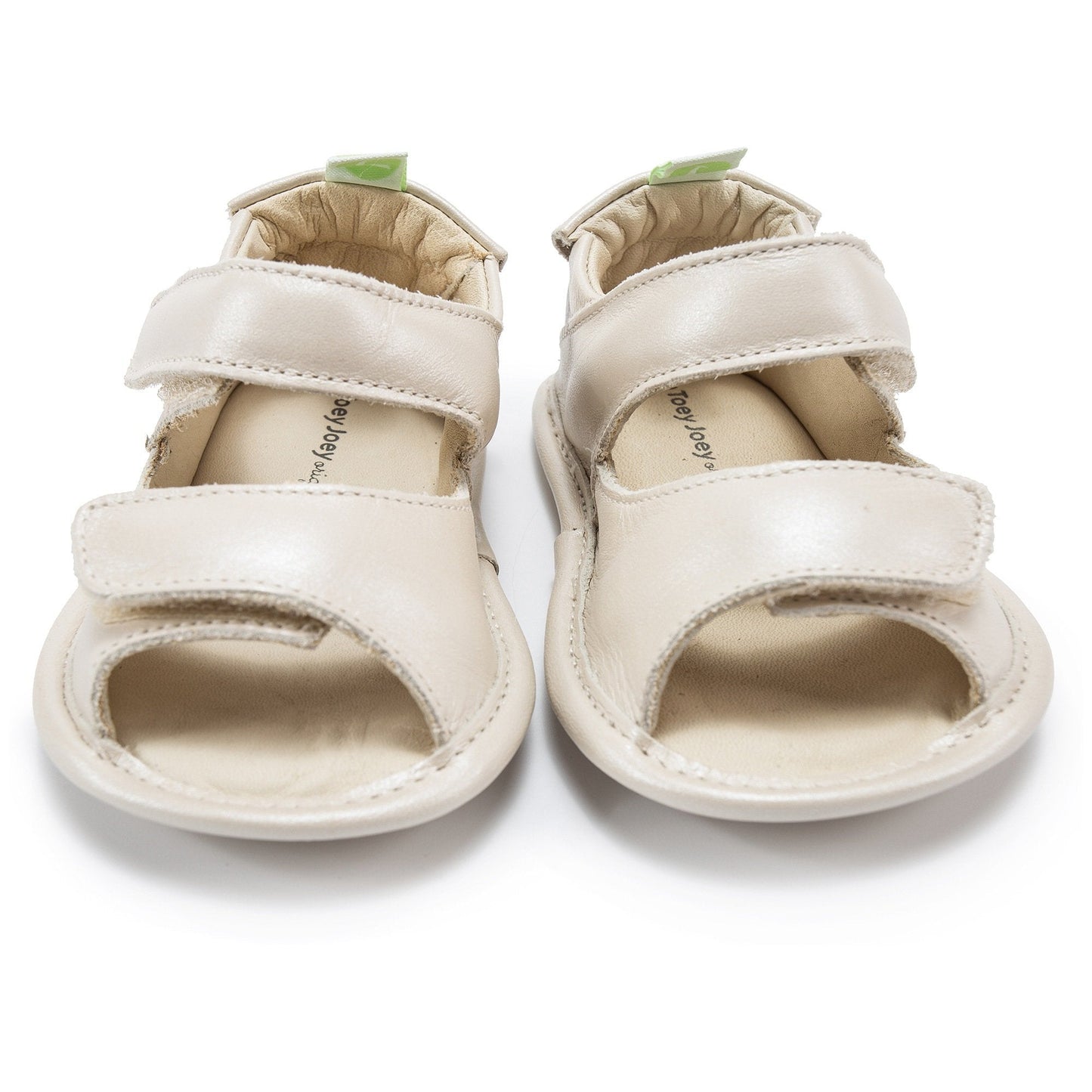 Baby Girls Antique White Leather Sandal