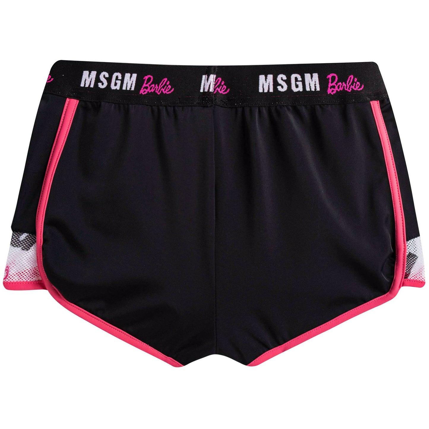 Girls Black Tracksuit Shorts