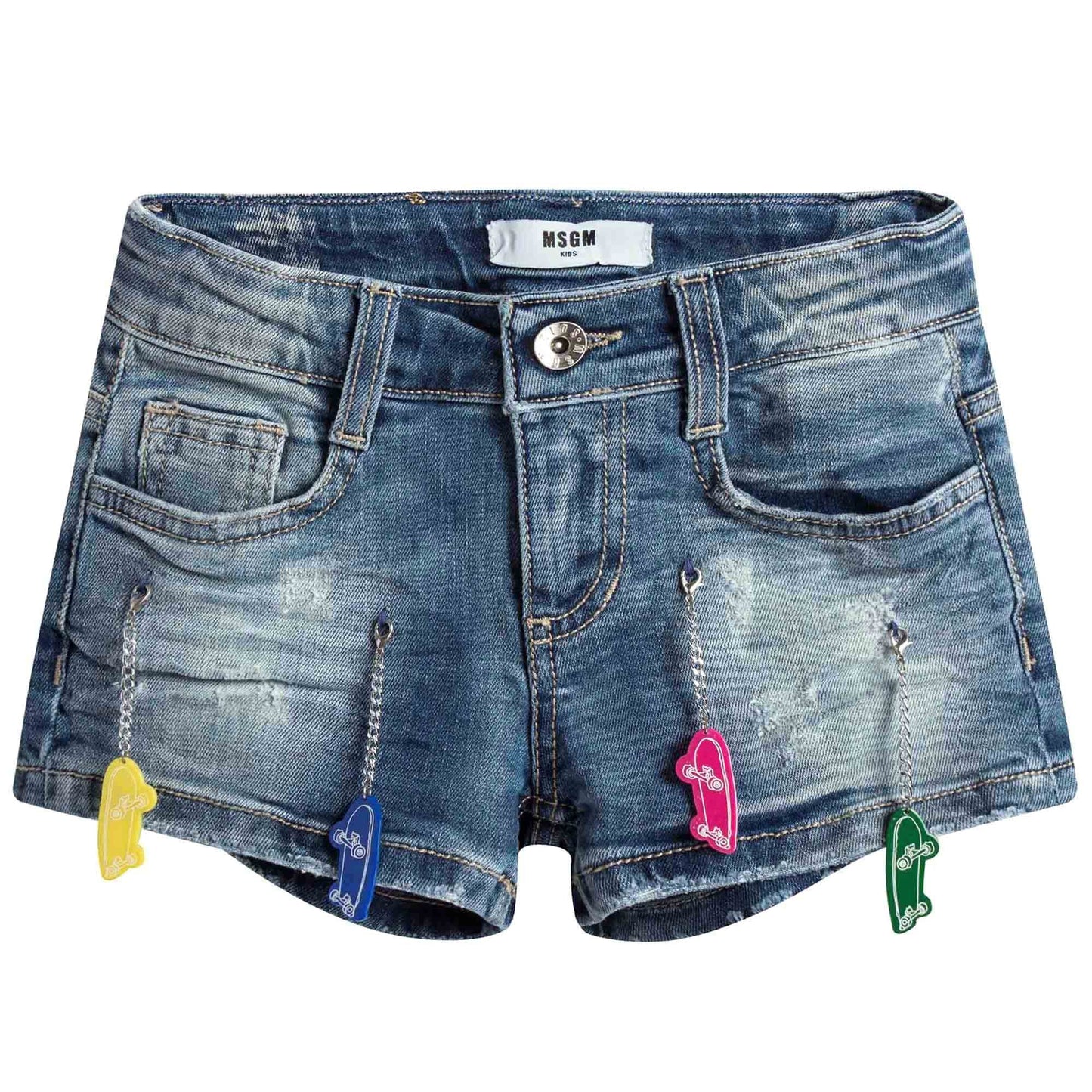 Girls Blue Denim Shorts
