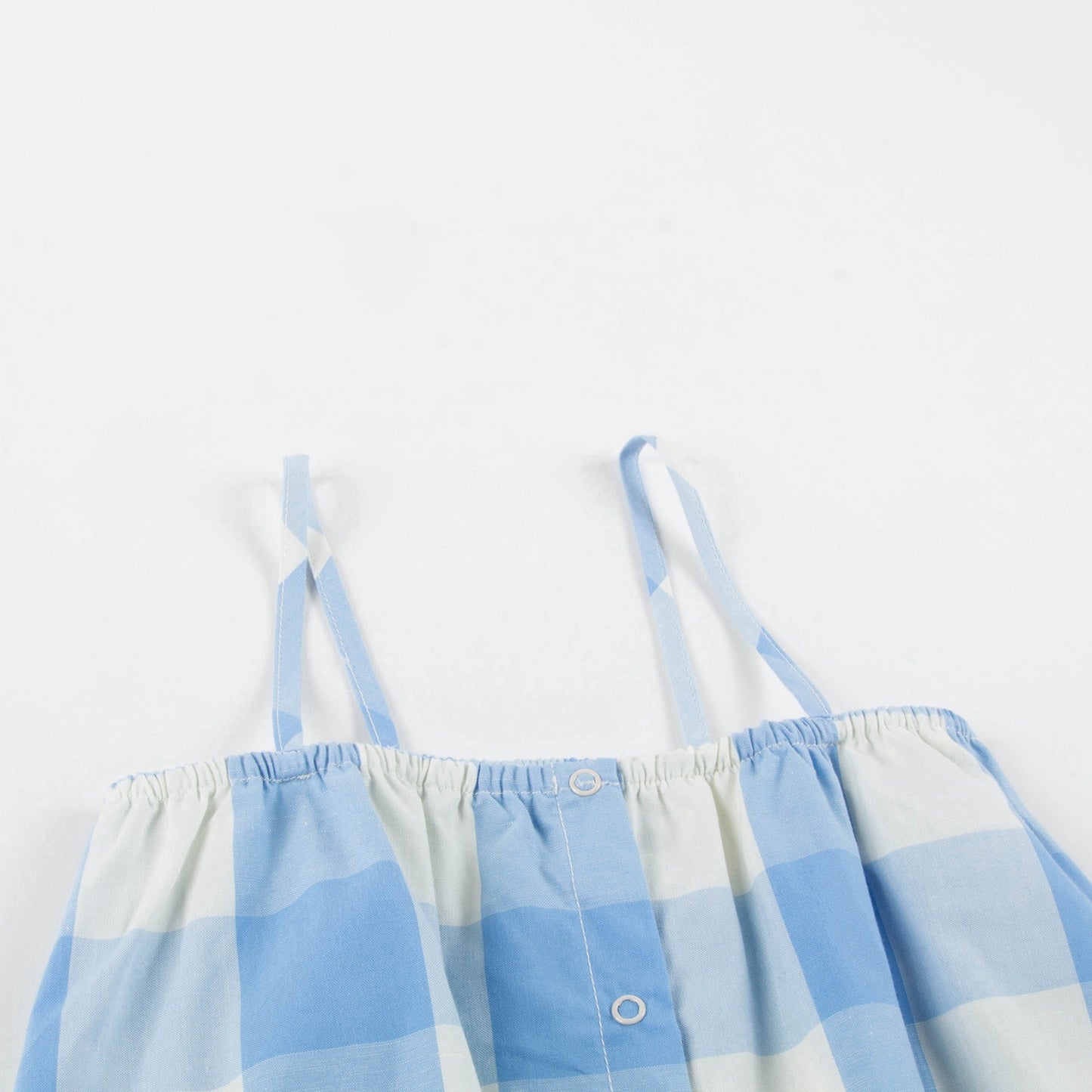 Girls Cerulean Blue Pima Cotton Dress