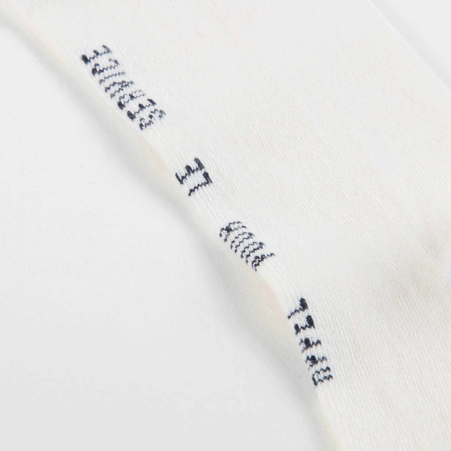 Girls White & Light Blue Cotton Socks