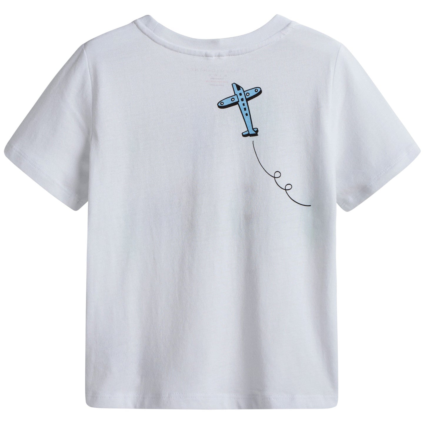 Girls White Logo Cotton T-shirt