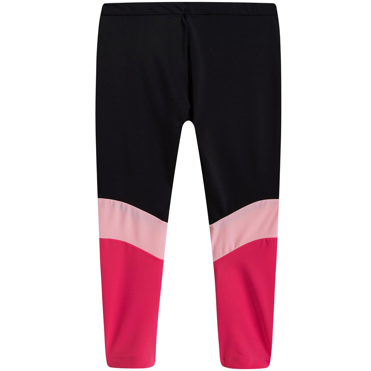 Girls Black & Pink Leggings