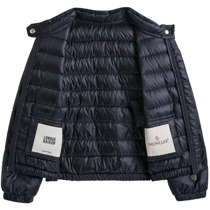 Baby Girls Dark Blue 'Lans' Down Padded Jacket