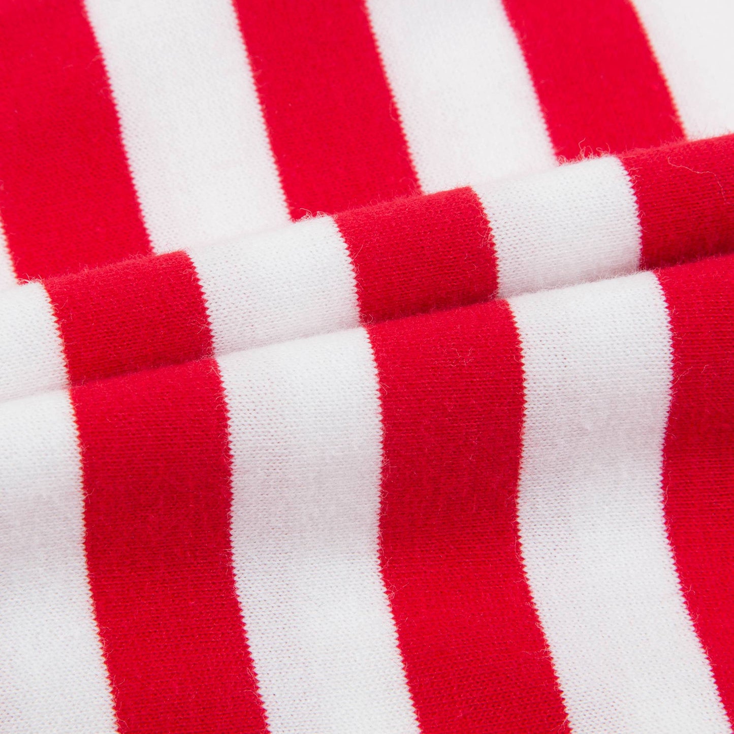 Baby Girls Red Stripes Cotton Teddy Bear Babysuit