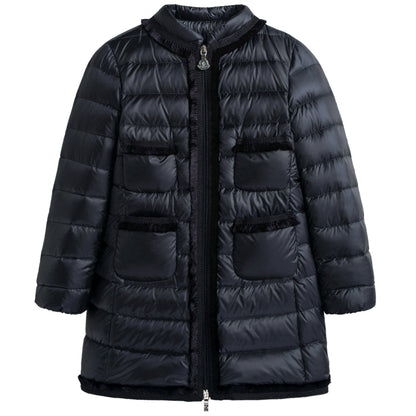 Girls Dark Blue "Antheia"Down Padded Jacket