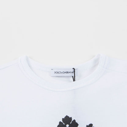 Baby Boys White Logo T-shirt