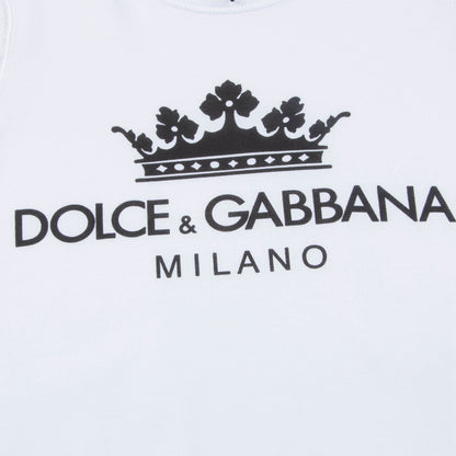 Baby Boys White Logo T-shirt